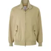 Beige Harrington Jacket Product Shot — Shop Jeffery Green's Premium Beige Harrington