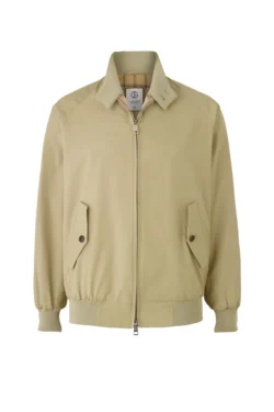 Beige Harrington Jacket Product Shot — Shop Jeffery Green's Premium Beige Harrington