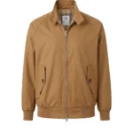Camel Harrington Jacket Product Shot — Shop Jeffery Green's Premium Camel Harrington