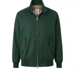 Green Harrington Jacket Product Shot — Shop Jeffery Green's Iconic Green Harrington