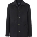 Jeffery Green Work Wear Coat – British made men's coat with real horn buttons and open cuffs