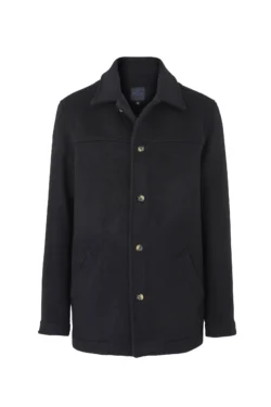 Jeffery Green Work Wear Coat – British made men's coat with real horn buttons and open cuffs